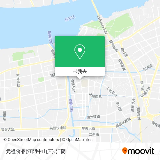元祖食品(江阴中山店)地图