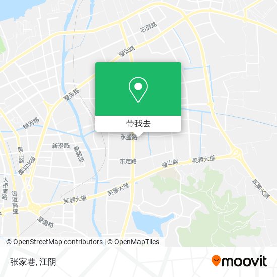 张家巷地图
