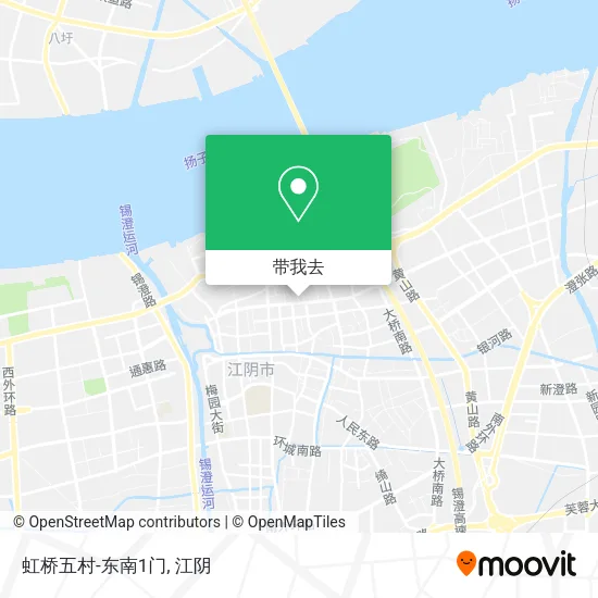 虹桥五村-东南1门地图