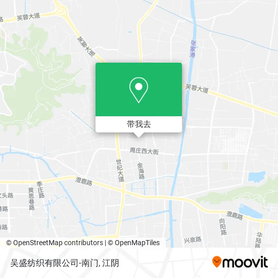 吴盛纺织有限公司-南门地图