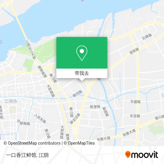 一口香江鲜馆地图