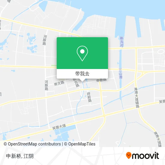 申新桥地图