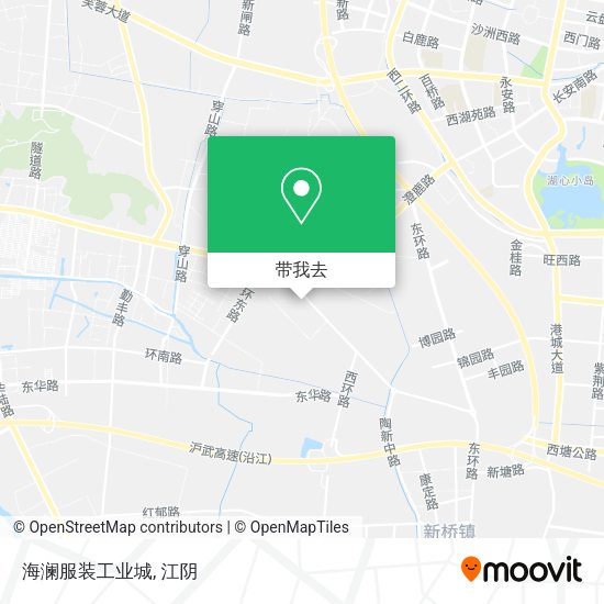海澜服装工业城地图