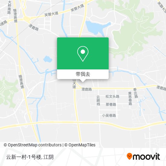 云新一村-1号楼地图
