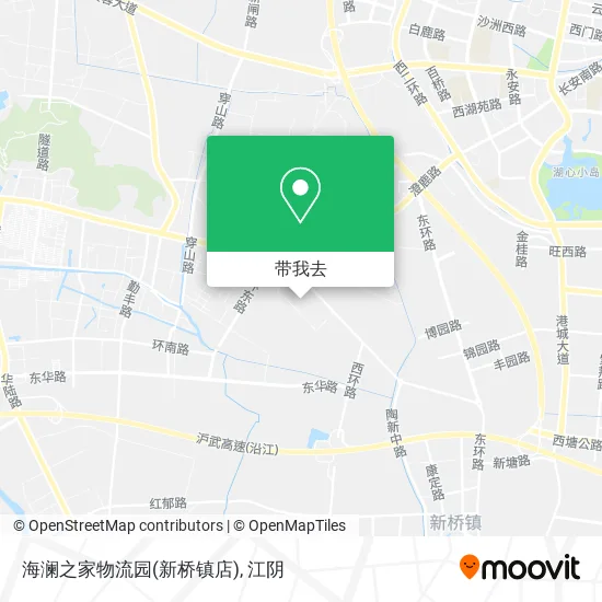 海澜之家物流园(新桥镇店)地图
