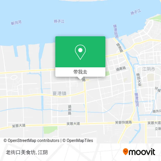 老街口美食坊地图