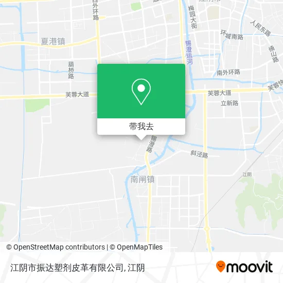 江阴市振达塑剂皮革有限公司地图