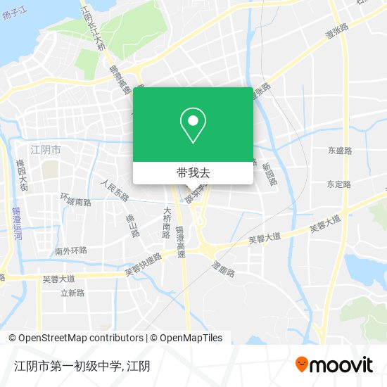 江阴市第一初级中学地图