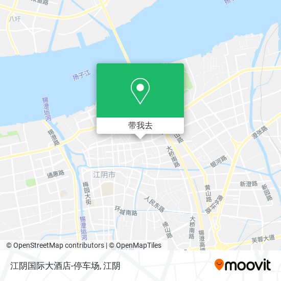 江阴国际大酒店-停车场地图