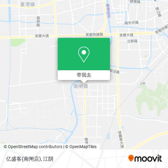 亿盛客(南闸店)地图