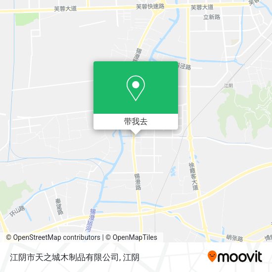 江阴市天之城木制品有限公司地图