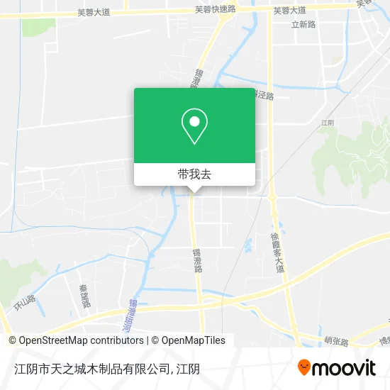 江阴市天之城木制品有限公司地图