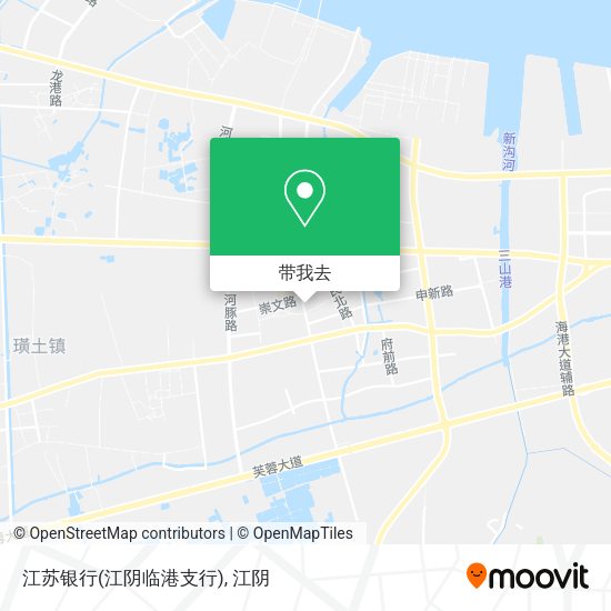 江苏银行(江阴临港支行)地图