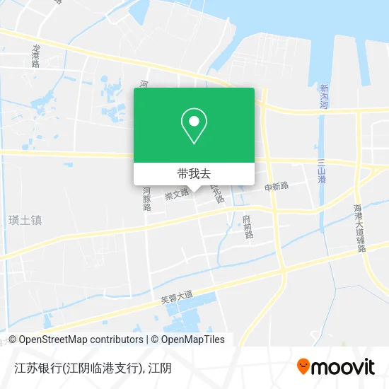 江苏银行(江阴临港支行)地图