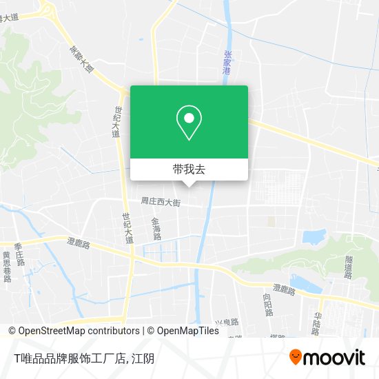 T唯品品牌服饰工厂店地图