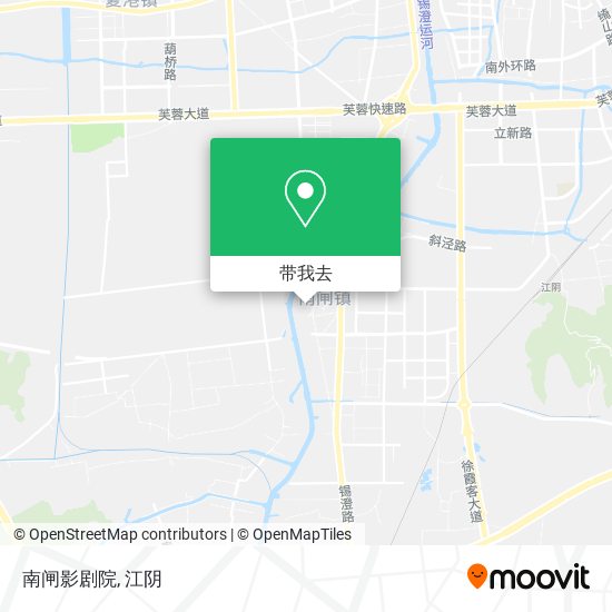 南闸影剧院地图