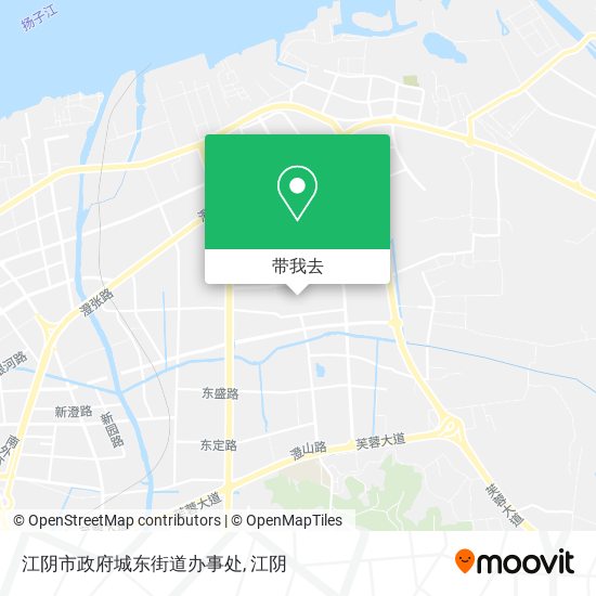 江阴市政府城东街道办事处地图