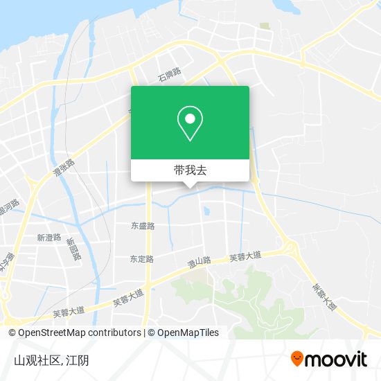 山观社区地图