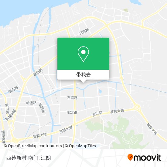 西苑新村-南门地图