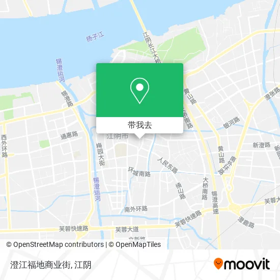 澄江福地商业街地图
