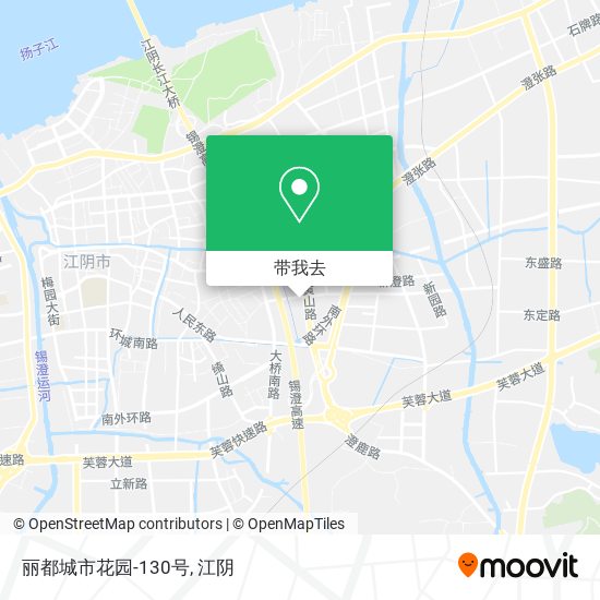 丽都城市花园-130号地图
