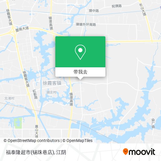 福泰隆超市(锡珠巷店)地图