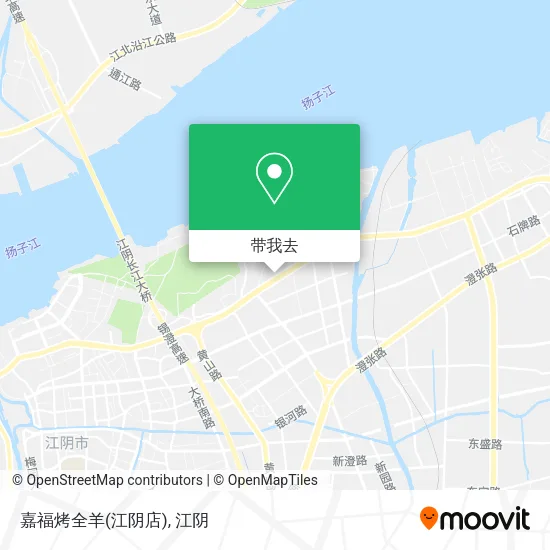 嘉福烤全羊(江阴店)地图