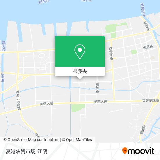夏港农贸市场地图