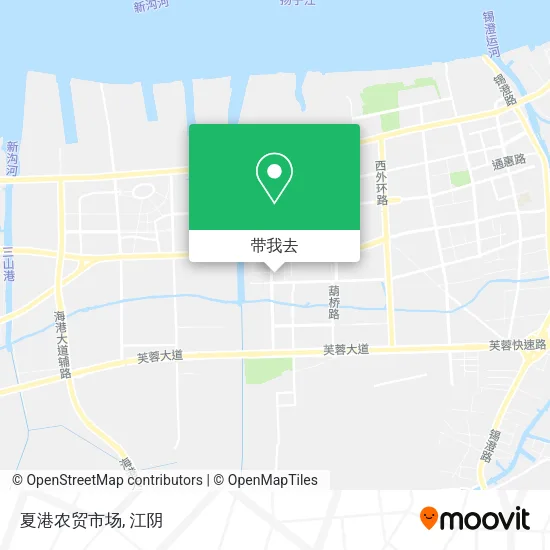 夏港农贸市场地图