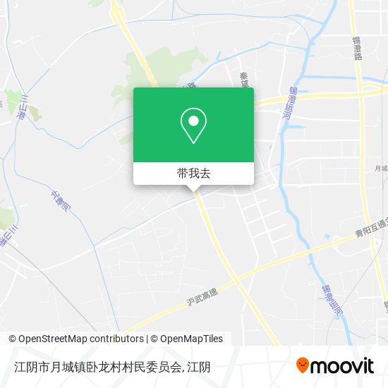 江阴市月城镇卧龙村村民委员会地图