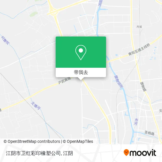 江阴市卫红彩印橡塑公司地图