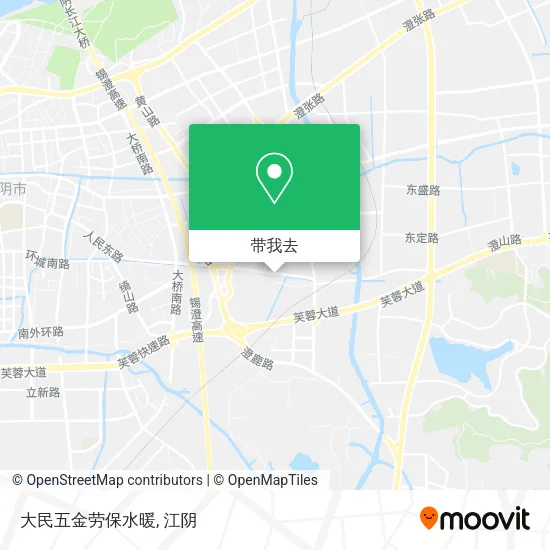大民五金劳保水暖地图