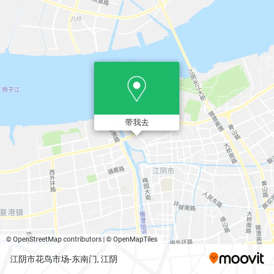 江阴市花鸟市场-东南门地图