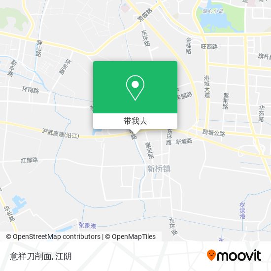 意祥刀削面地图