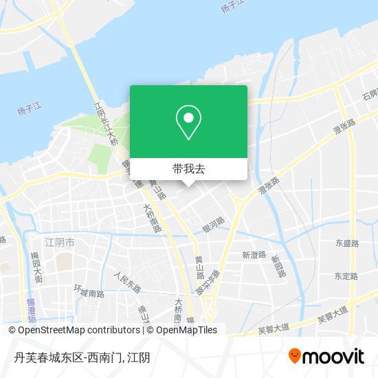 丹芙春城东区-西南门地图