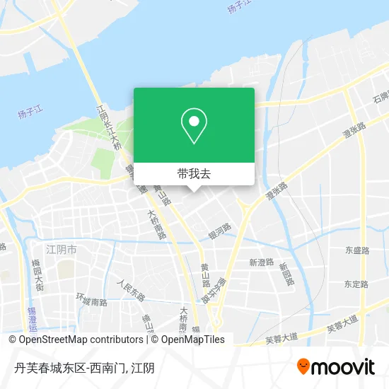 丹芙春城东区-西南门地图