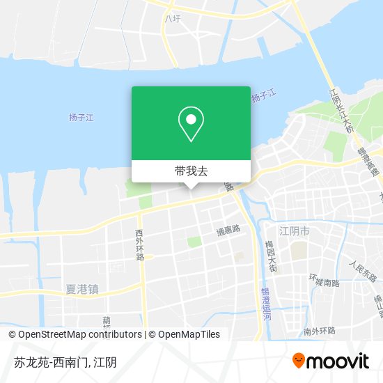 苏龙苑-西南门地图