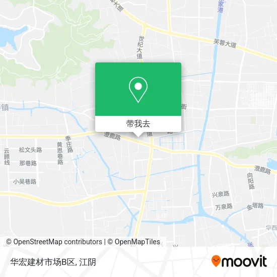 华宏建材市场B区地图