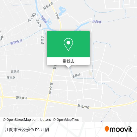 江阴市长泾殡仪馆地图