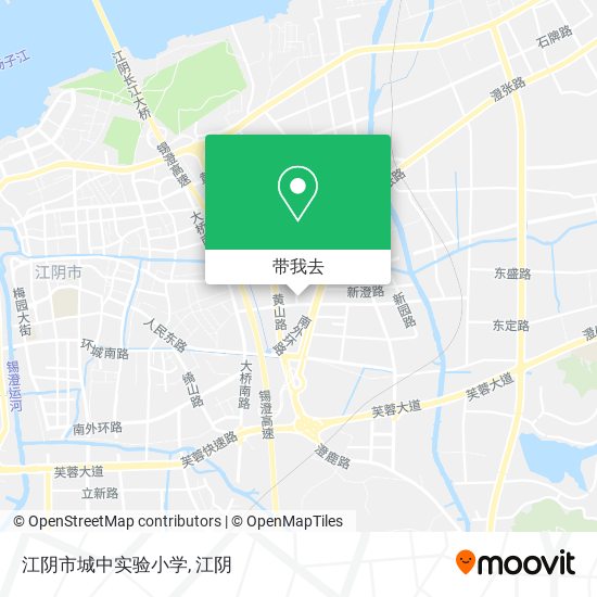 江阴市城中实验小学地图