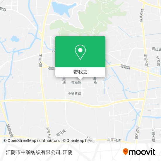 江阴市中瀚纺织有限公司地图