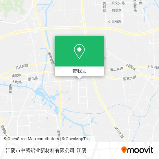 江阴市中腾铝业新材料有限公司地图