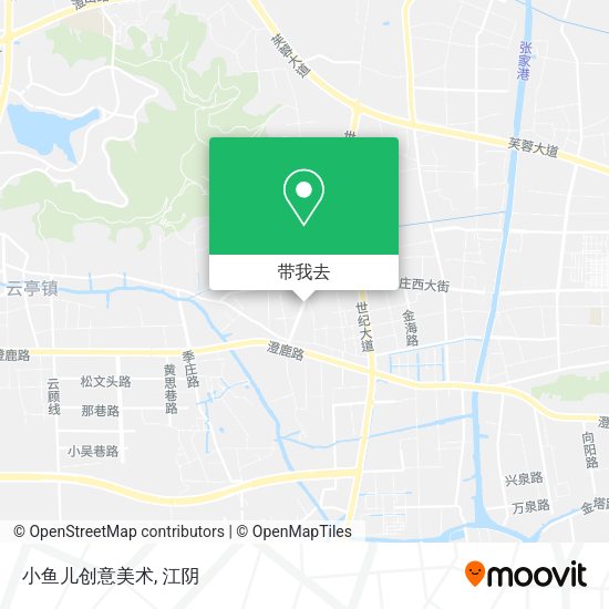 小鱼儿创意美术地图