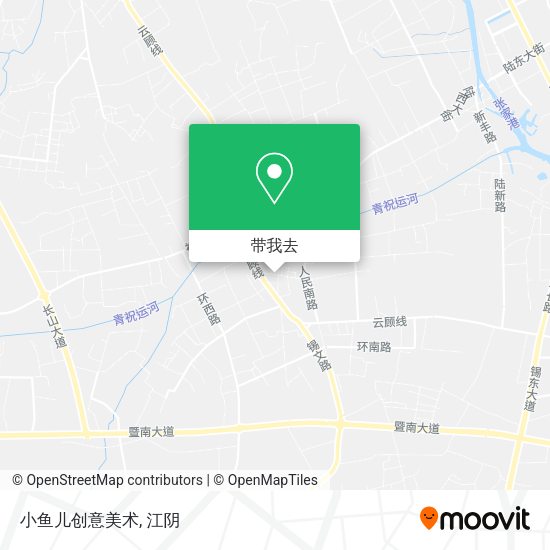 小鱼儿创意美术地图
