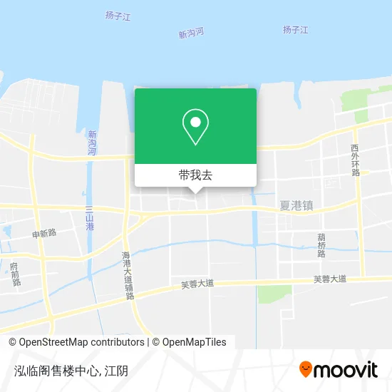 泓临阁售楼中心地图