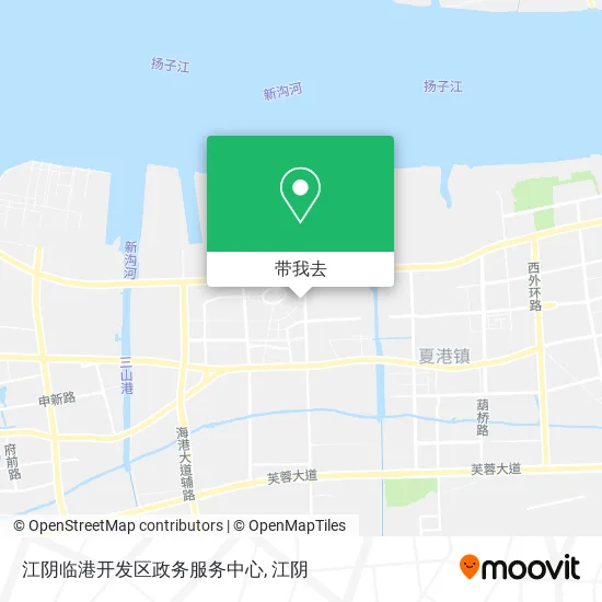江阴临港开发区政务服务中心地图