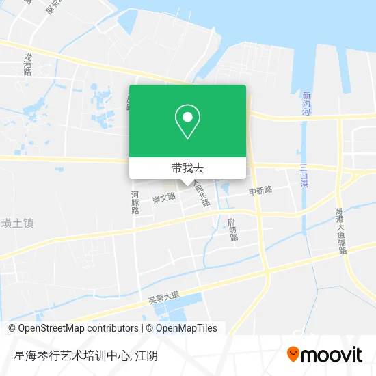 星海琴行艺术培训中心地图