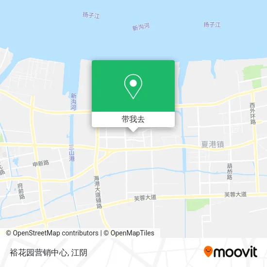裕花园营销中心地图