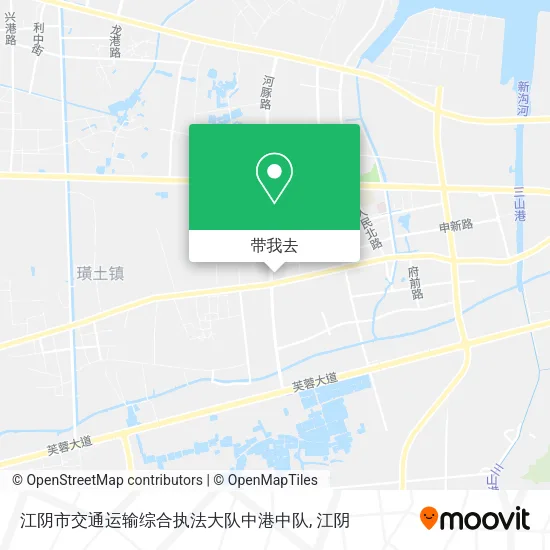 江阴市交通运输综合执法大队中港中队地图