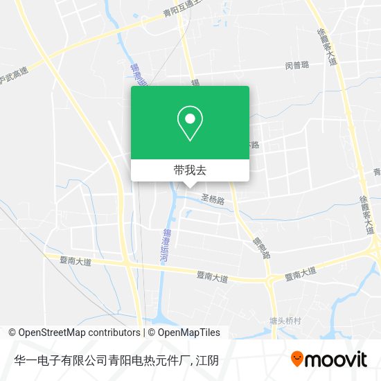 华一电子有限公司青阳电热元件厂地图